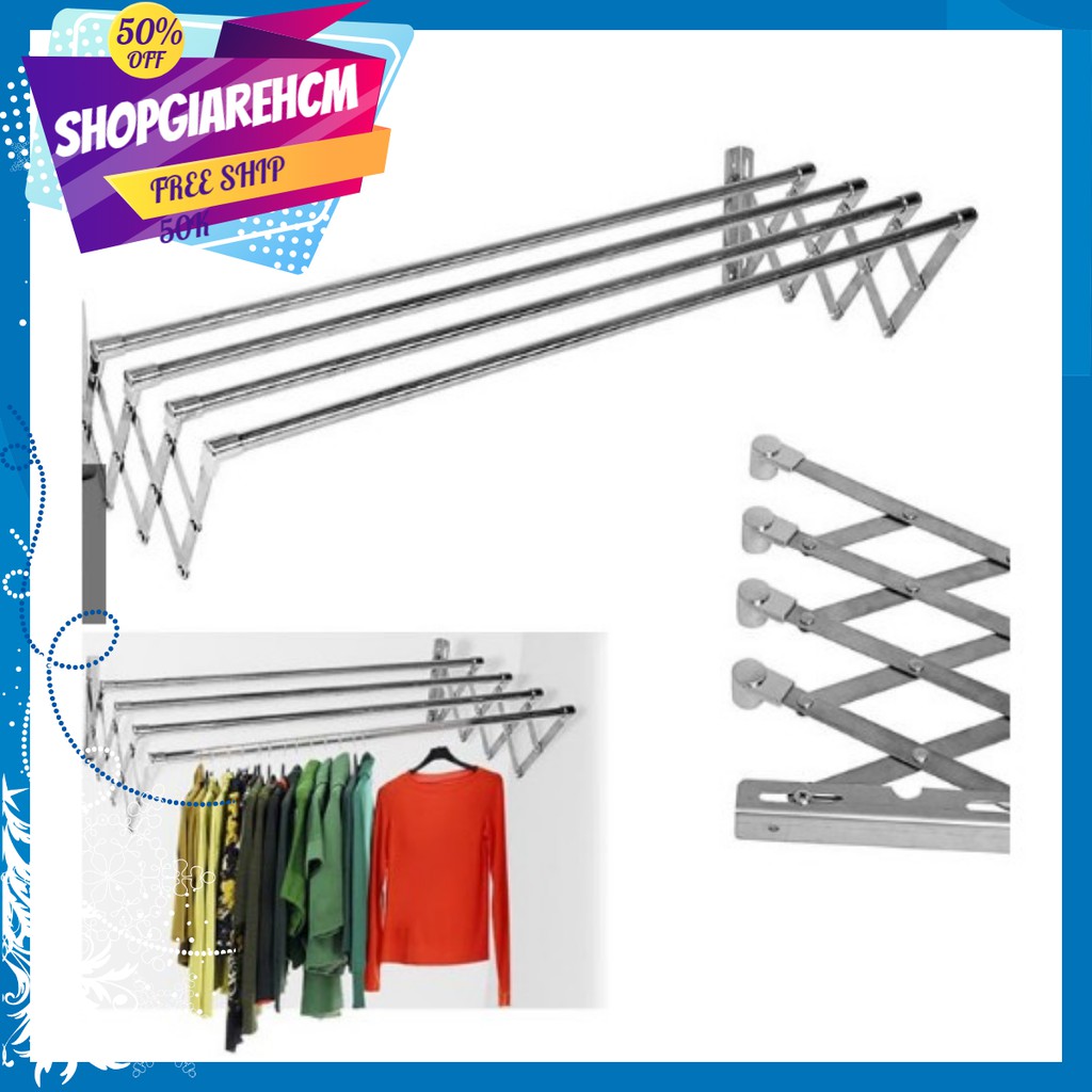 Giàn phơi đồ inox co giãn thông minh Prota