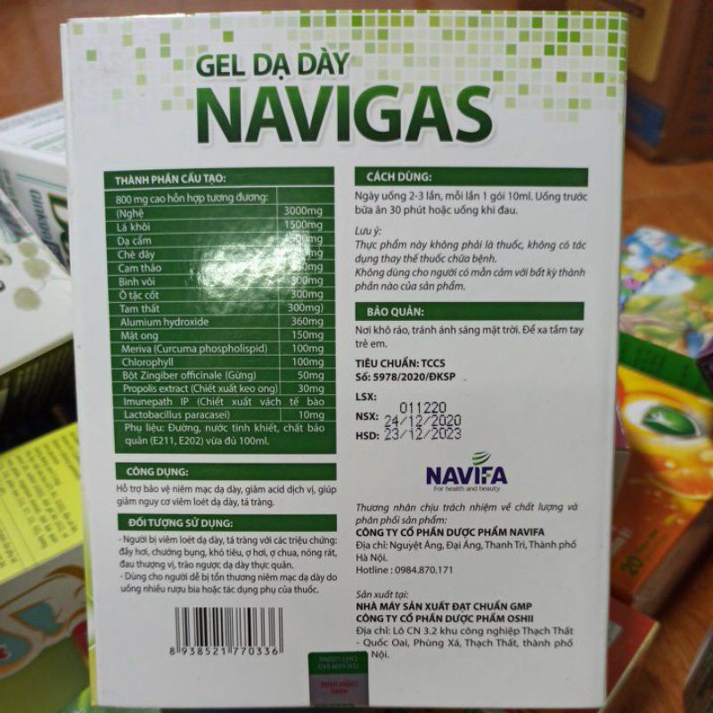Gel dạ dày NAVIGAS