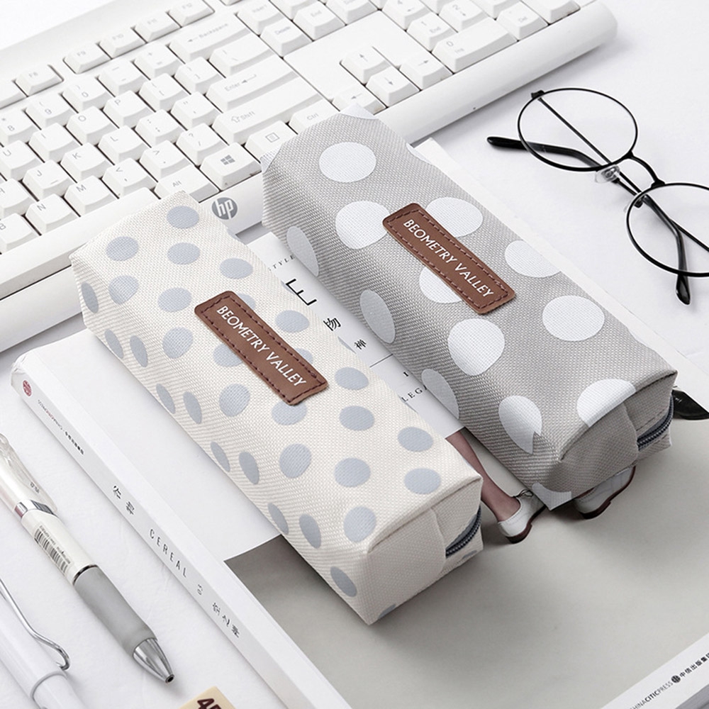 Túi đựng bút vải canvas kiểu dáng sáng tạo dành cho nam nữ