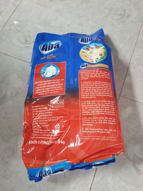 Bột giặt Aba 6kg - Bột giặt nhiệt