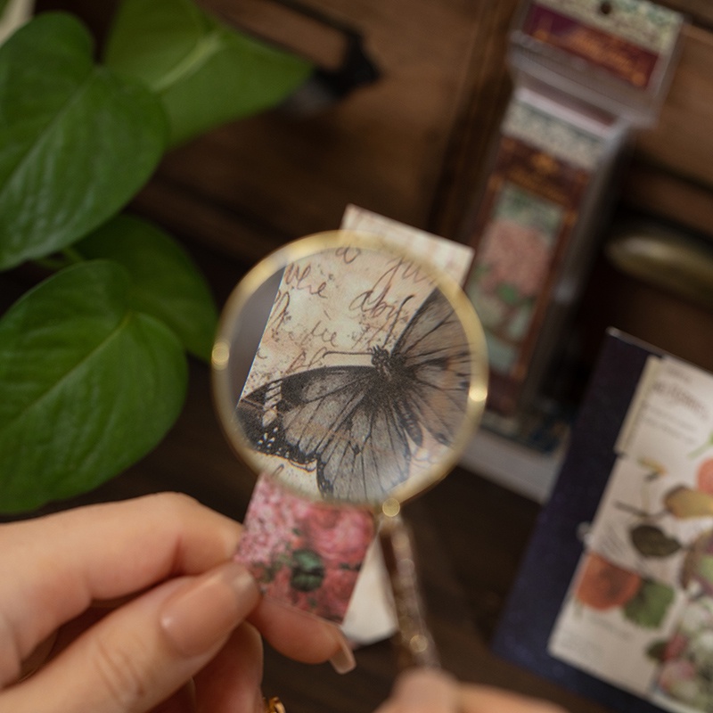 Bộ 50 Miếng Dán Trang Trí Sổ Tay Phong Cách vintage