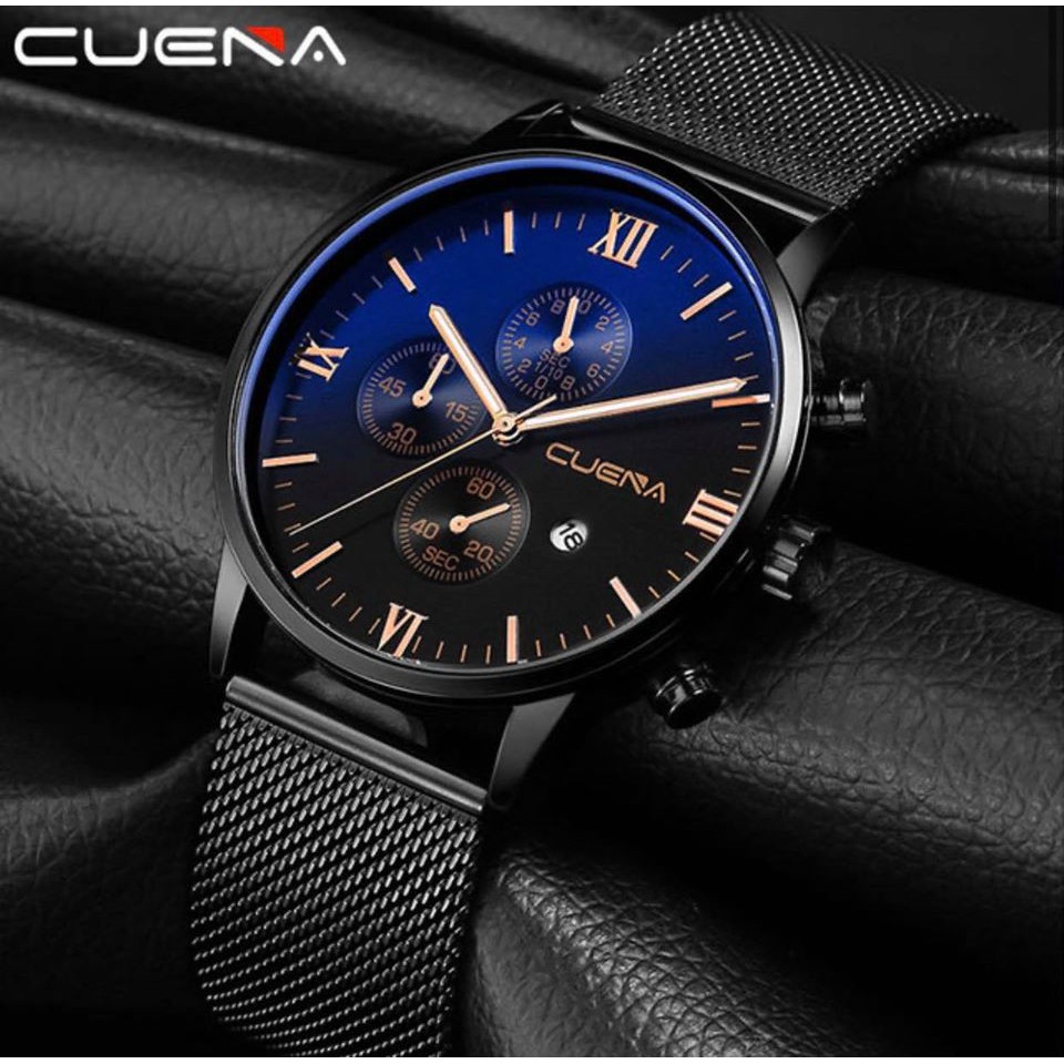 Đồng Hồ Nam CUENA CUE3VL Chính Hãng Dây Lưới Thép Nhuyễn Tuyệt Đẹp | BigBuy360 - bigbuy360.vn