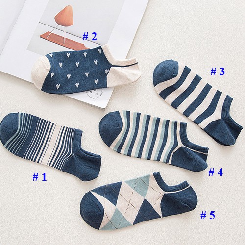 Vớ tất thuyến buồn series biển xanh chất liệu Cotton (VK 11)
