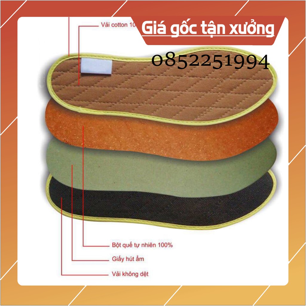 Lót Giày Hương Quế Khử Mùi Hôi Hiệu Quả (Giá tốt nhất )