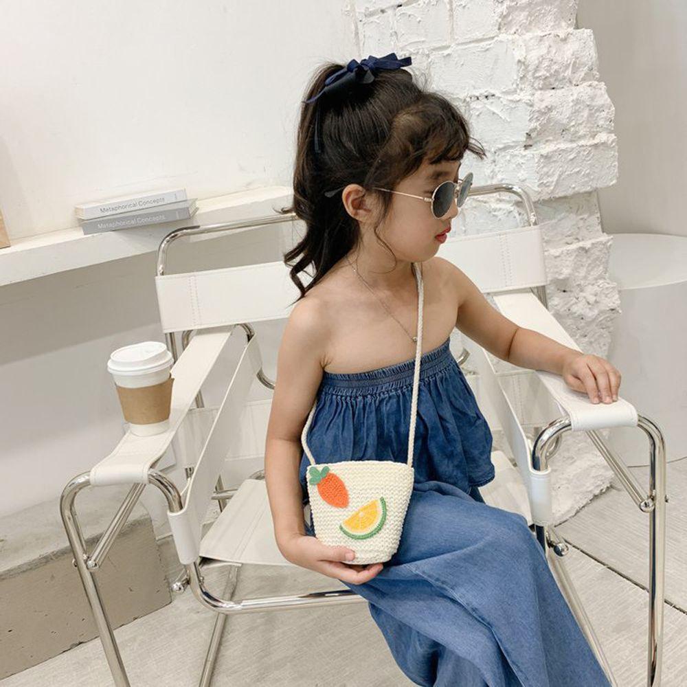 LILYES Ví Cói Hình Động Vật Hoạt Hình Phong Cách Bohemian Cho Bé