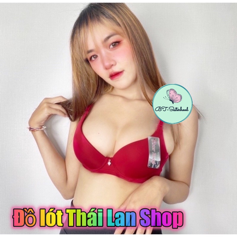 Áo lót nữ Sisterhood 1890 Thái Lan đệm CÚP A , mút kép 2,5 phân nâng đẩy ngực, form mặc áo dài, LAVENUSA, Bomsister