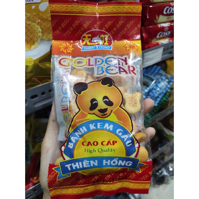 Bánh kem gấu Thiên Hồng gói 180g/ 100g