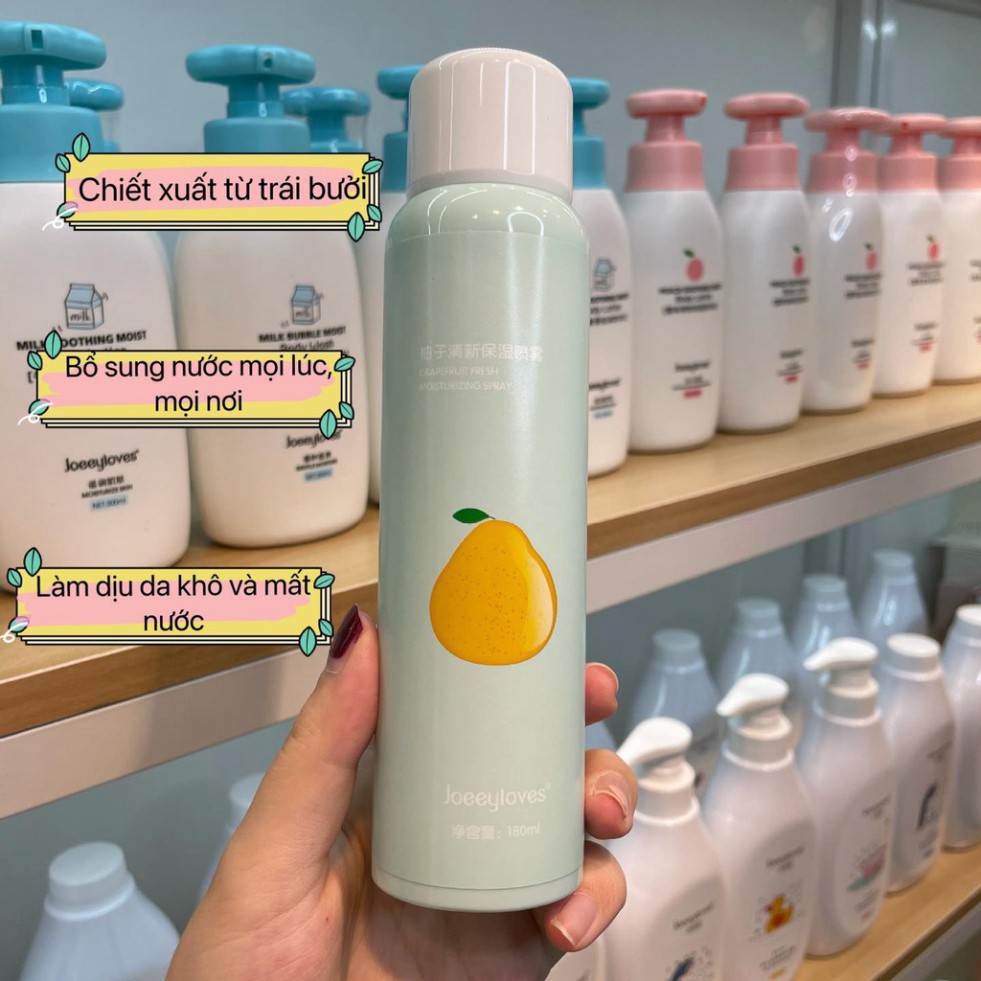 Xịt khoáng dưỡng ẩm hương hoa quả Joeeyloves - baotrietle