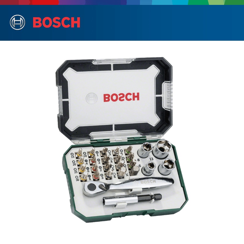 Bộ vặn vít Bosch 26 món 2607017322