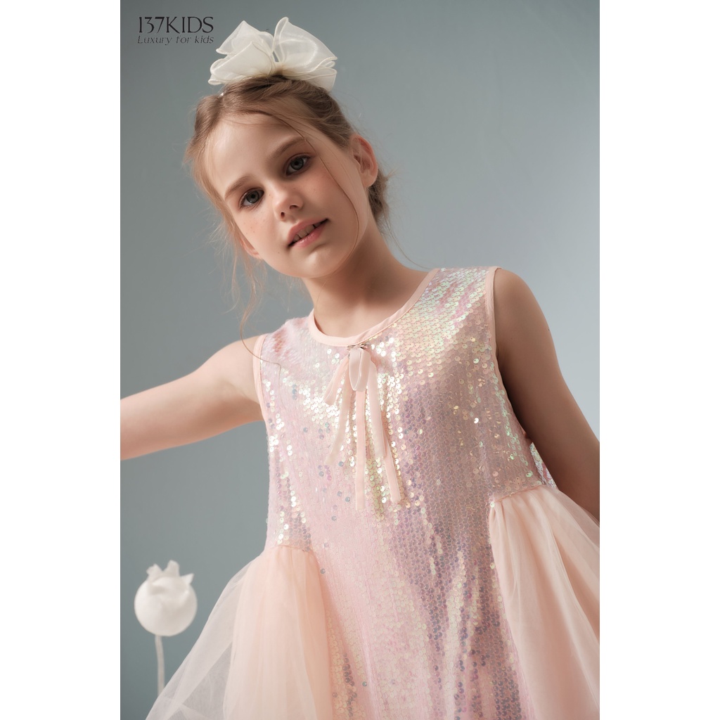 Váy công chúa bé gái 137Kids thiết kế sang chảnh cho bé đi chơi đi dự tiệc