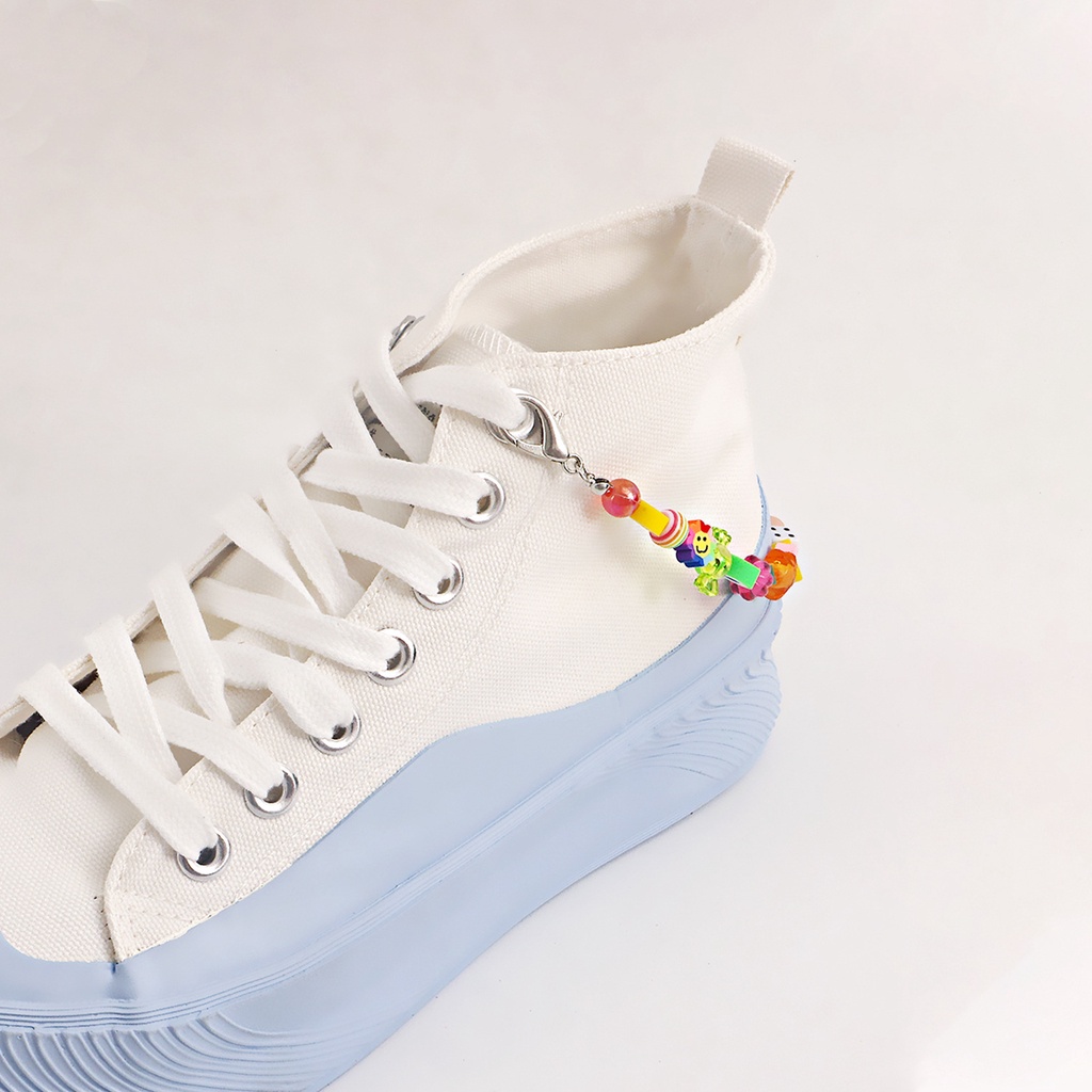 Phụ Kiện Dây Xích Trang Trí Giày/Giày Phối Dây Xích Nhiều Màu Sắc Tương Phản Phong Cách Đồng Quê Dành Cho Bạn Nữ