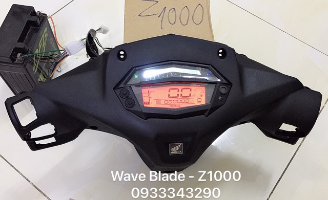 💥 Tặng Kèm Bao Tay SPIDER 💥 Trọn Bộ Bợ Cổ Wave Blade Chế Đồng Hồ Z1000