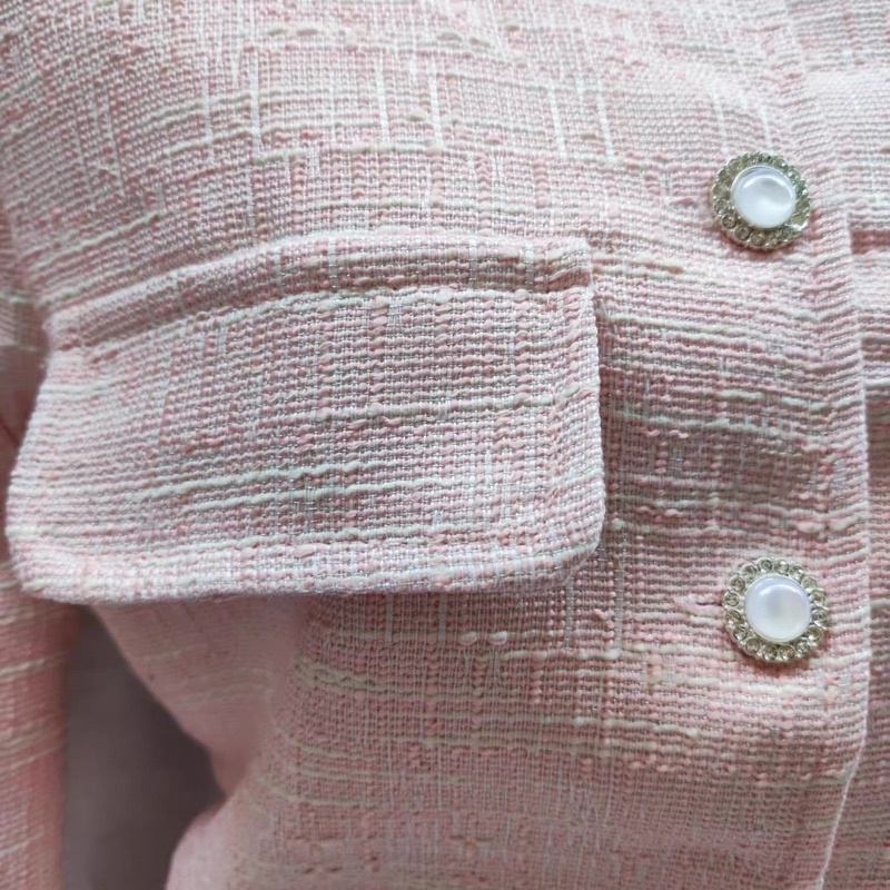 Đầm Dạ Dáng Suông Màu Hồng Tay Ngắn Thu Đông-kèm ảnh thật 3 hình cuối