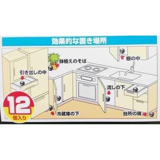 "Hàng chuẩn" Thuốc diệt gián Nhật Bản (hộp 12 viên)