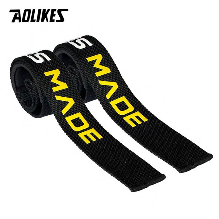 Dây kéo Lưng Lifting Straps hỗ trợ tập thể hình, Dây kéo lưng tập Gym AOLIKES KINGDOM SPORT