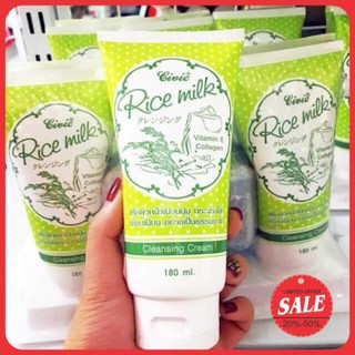 ( Chính Hãng ) Sữa rửa mặt gạo Civic Rice Milk Thái Lan 180ml