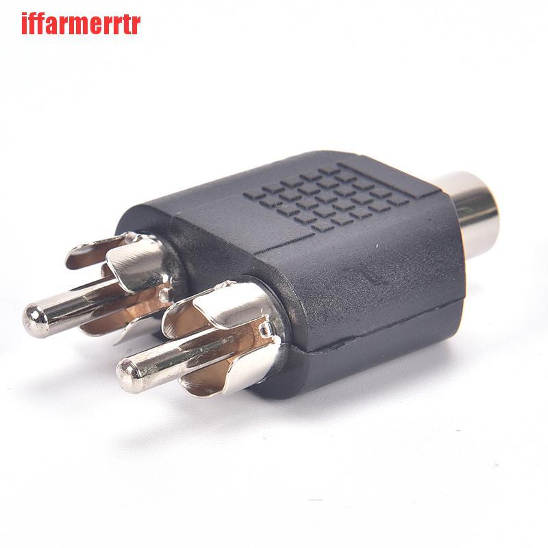 Đầu Nối Chia Cổng Rca Phono Y 2 X Sang 1 X Cái Âm Thanh Video Kgd | BigBuy360 - bigbuy360.vn