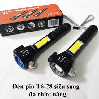 Đèn pin cứu hộ đa năng kiêm búa thoát hiểm cao cấp