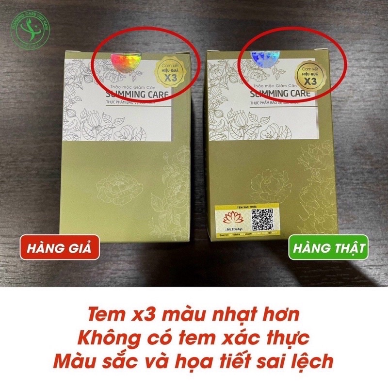 Viên Uống Giảm Cân Thảo Mộc Slimming Care X3
