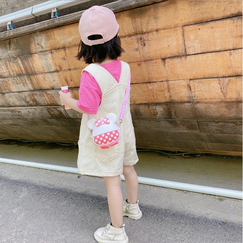 Túi Đeo Chéo Hình Chuột Minnie Dễ Thương Cho Bé Gái