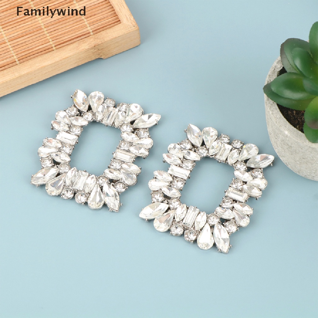 1 Kẹp Kim Loại Đính Đá Trang Trí Giày Cao Gót Cho Nữ