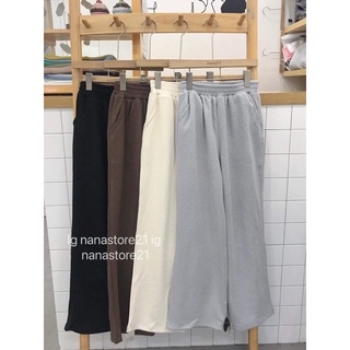 Quần cullotes nỉ tăm dáng xuông Nana21 Nanastore21