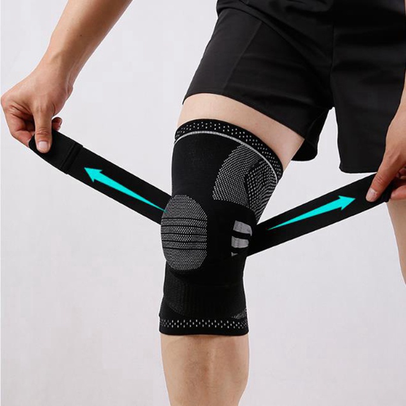 Băng Quấn Bảo Vệ Đầu Gối Bằng Silicone Tiện Dụng Khi Chơi Thể Thao