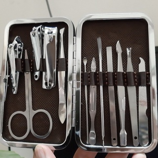 Bộ Kiềm Làm Móng 12 Món Có Hộp Đựng