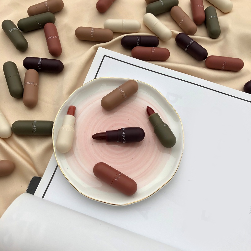 Set 5 Son Môi brroa Chống Thấm Nước Và Chống Dính Cốc Cao Cấp