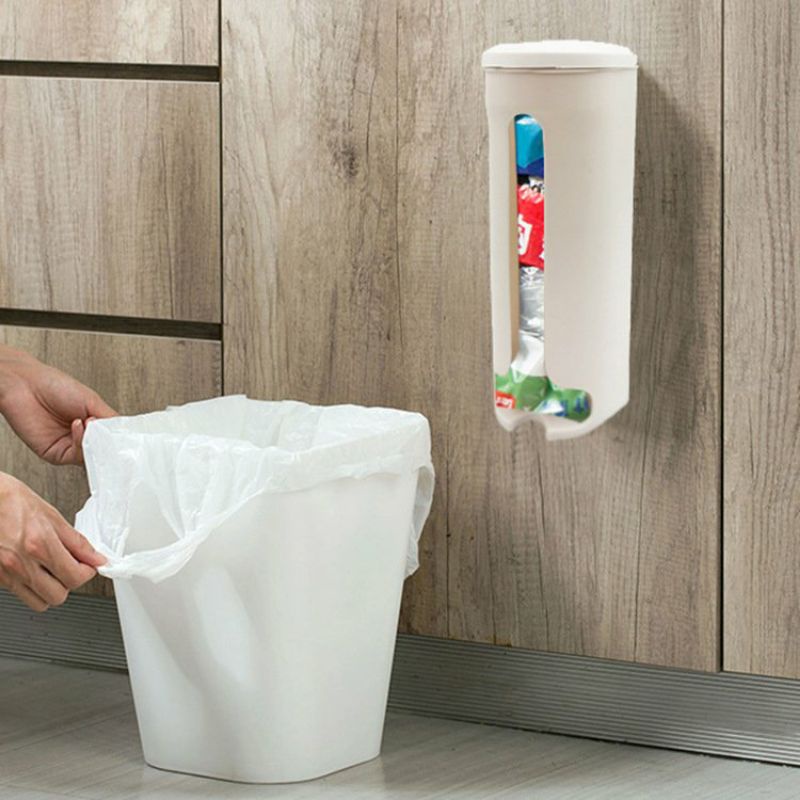 Hộp đựng túi rác nhà bếp treo tường tiện lợi - mẫu mới