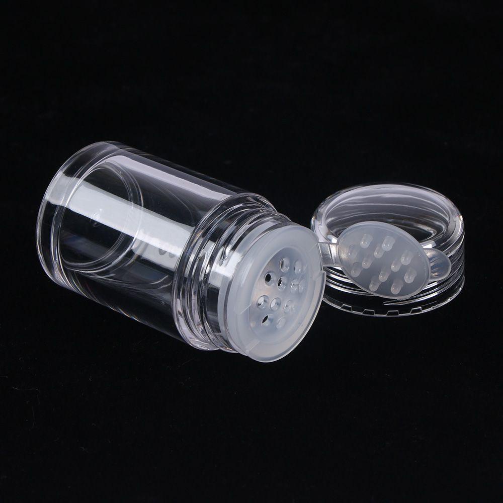 Lọ rỗng đựng mỹ phẩm phấn trang điểm 10ml nắp có lỗ trong suốt