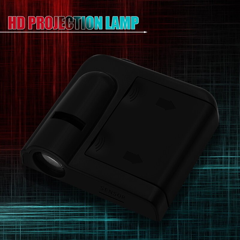 Set 2 đèn led không dây gắn cửa xe hơi Kia Morning Seltos K3 Carens Forte Cerato Soluto