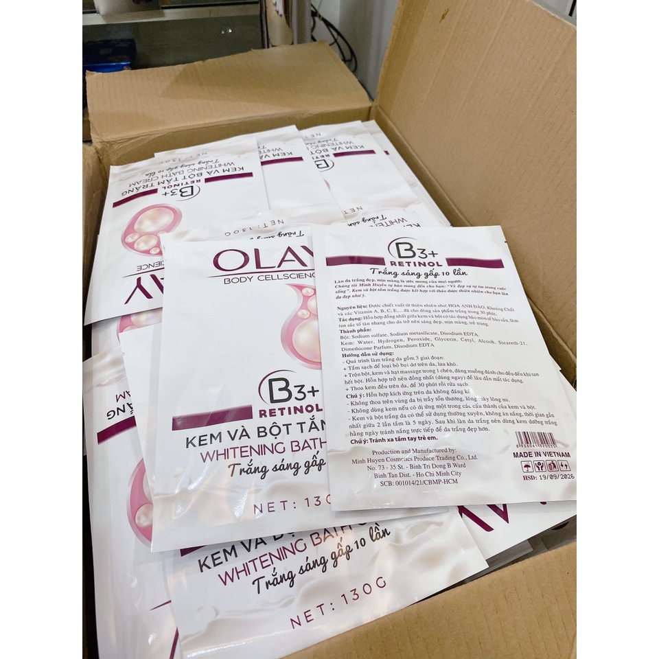 Tắm trắng Olay Body Cellscience