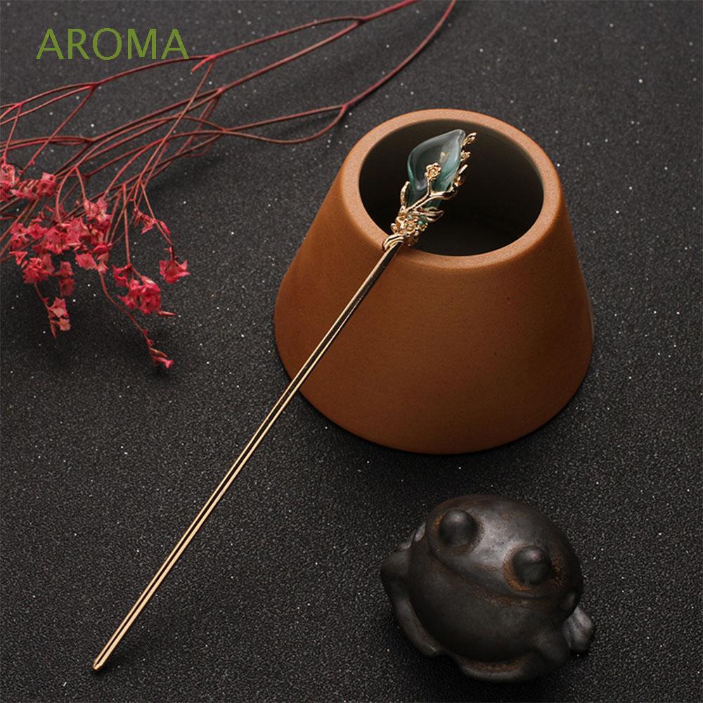 Trâm Cài Tóc Bằng Kim Loại Phong Cách Trung Hoa Cổ Điển Dành Cho Nữ