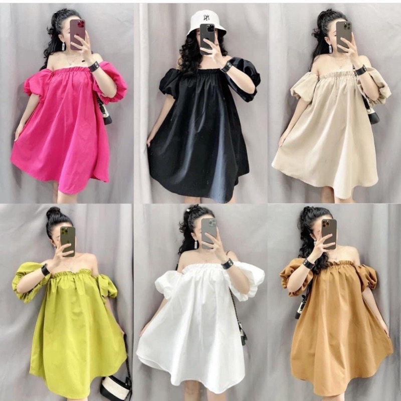 [ Rẻ vô địch ] Áo trễ vai chất thô freesize