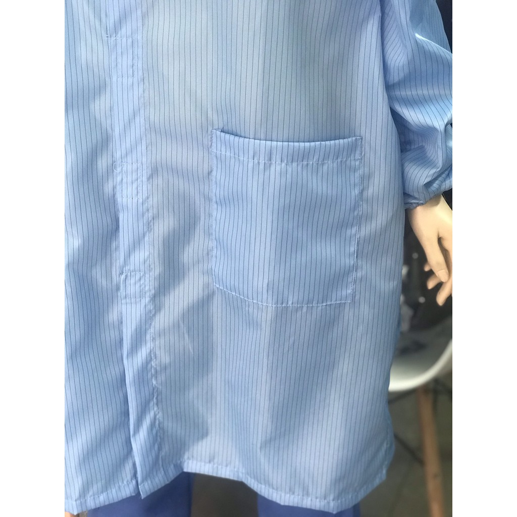 Áo Blouse Phòng sạch chống tĩnh điện tay dài - hàng đẹp,