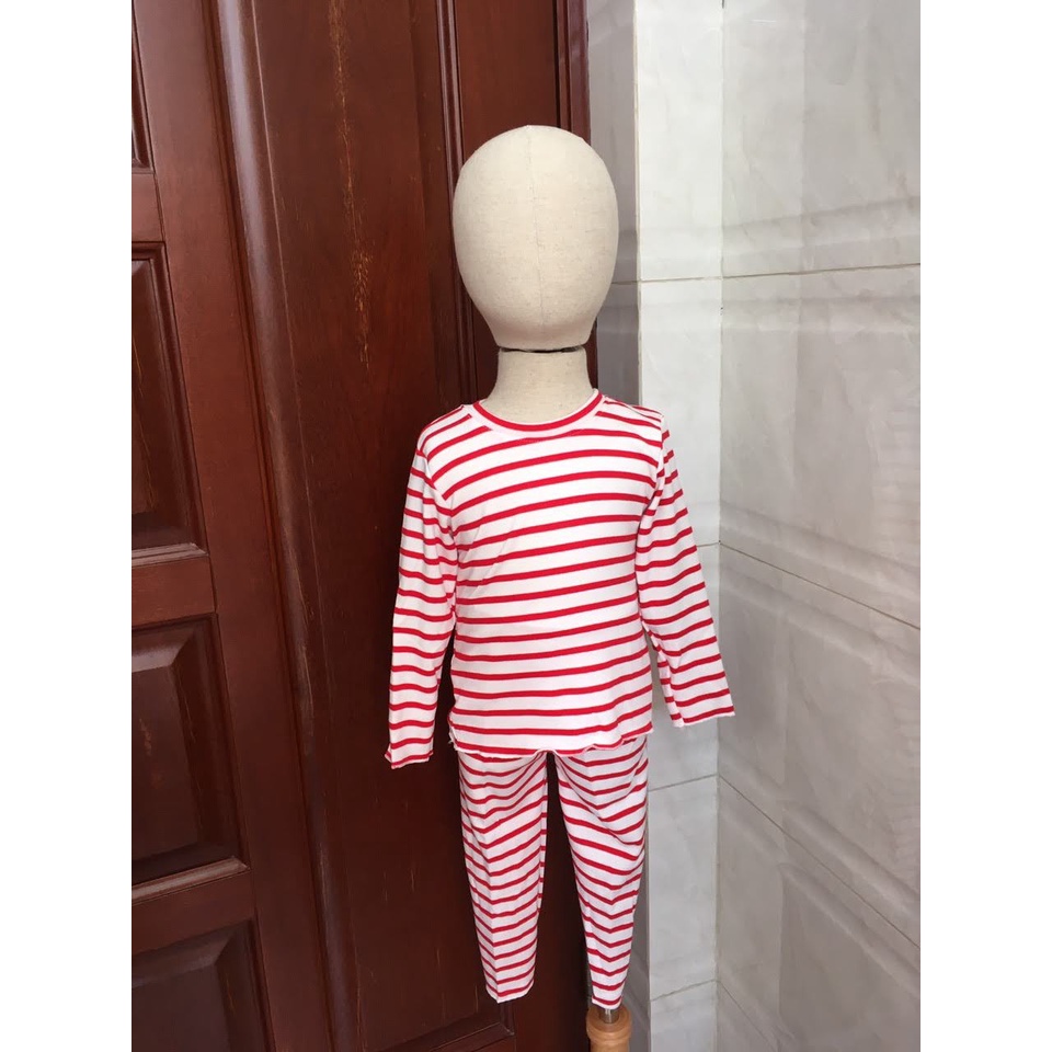 Bộ Thun Kẻ Sọc Cho Bé Size 1 - 6 Tuổi- màu lấy ngẫu nhiên