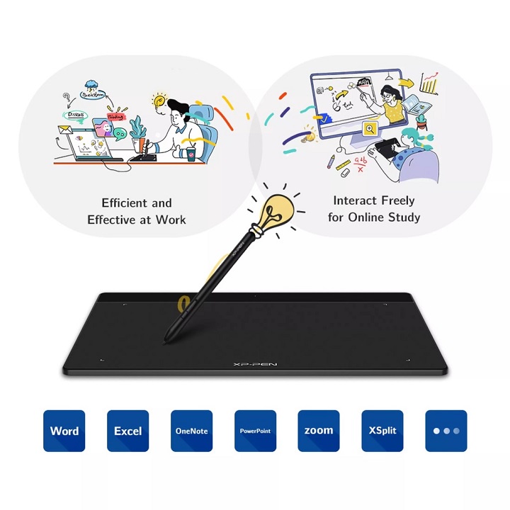 Bảng Vẽ Điện Tử Siêu Mỏng XP-Pen Deco Fun XS, chuyên dụng cho thiết kế đồ họa - Hàng chính hãng