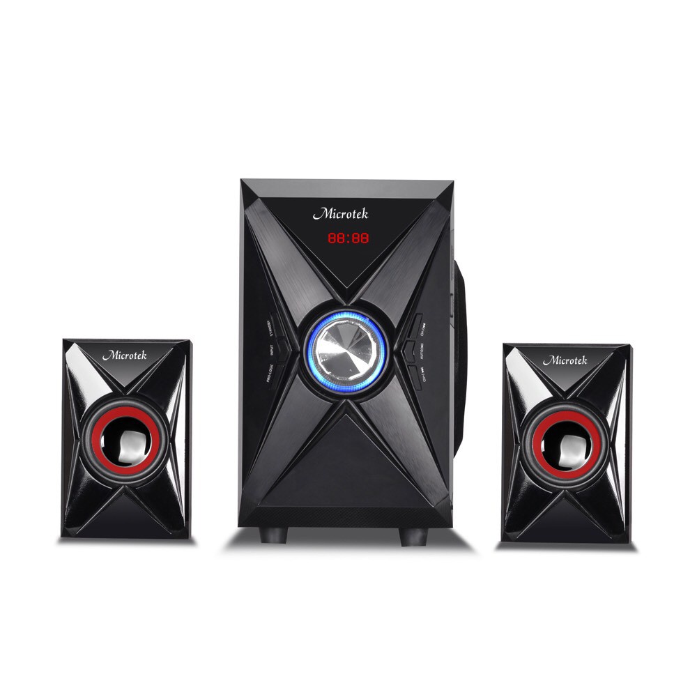 Loa Vi Tính Bluetooth Microtek 2.1 M-368BT - Bảo Hành Chính Hãng