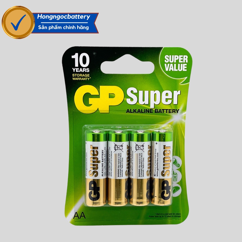 Pin AA / AAA GP Batteries 1,5V Alkaline Cao Cấp - Hàng chính hãng