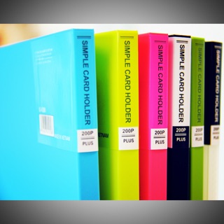 Sổ đựng Lomo Card 200 card A4 Plus bìa nhựa