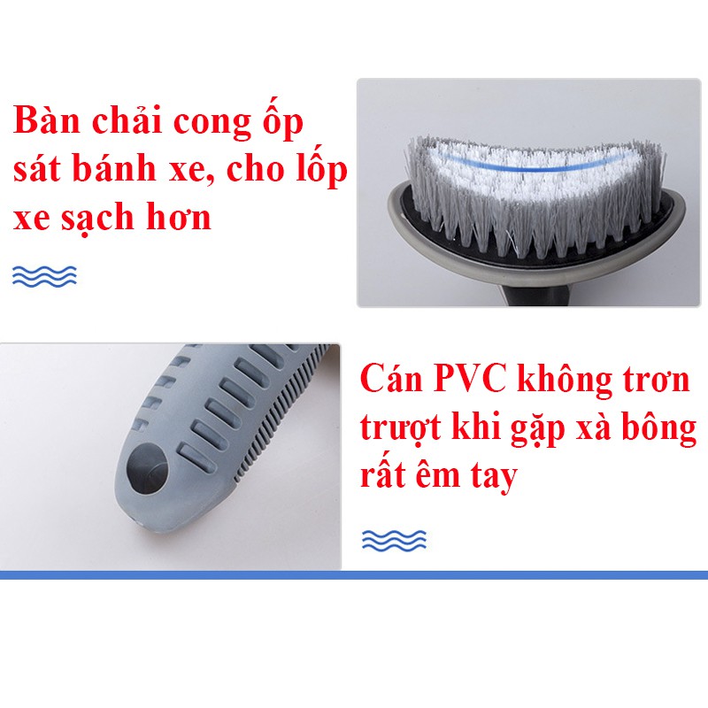 Bộ 3 dụng cụ rửa xe ô tô và xe máy