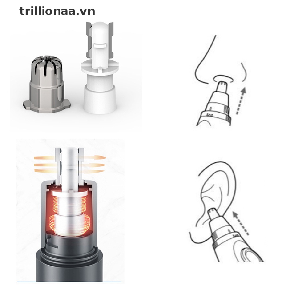 [Hàng mới về] Đầu thay thế cho máy tỉa lông mũi 3 trong 1