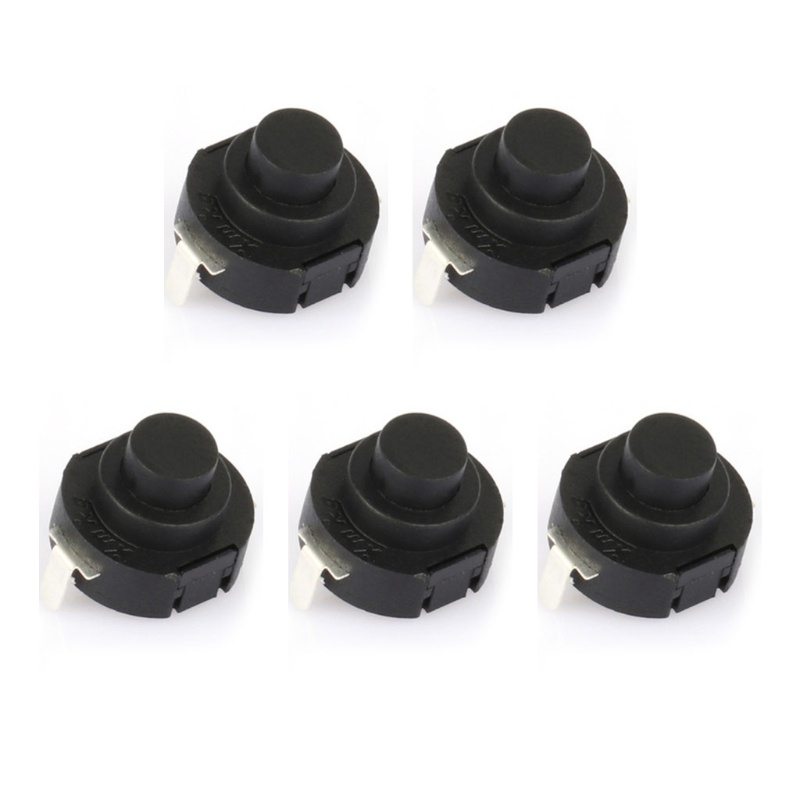 Bộ 5 Công Tắc Nút Nhấn Khóa Đèn Pin Mini Siêu Bền Tiện Dụng