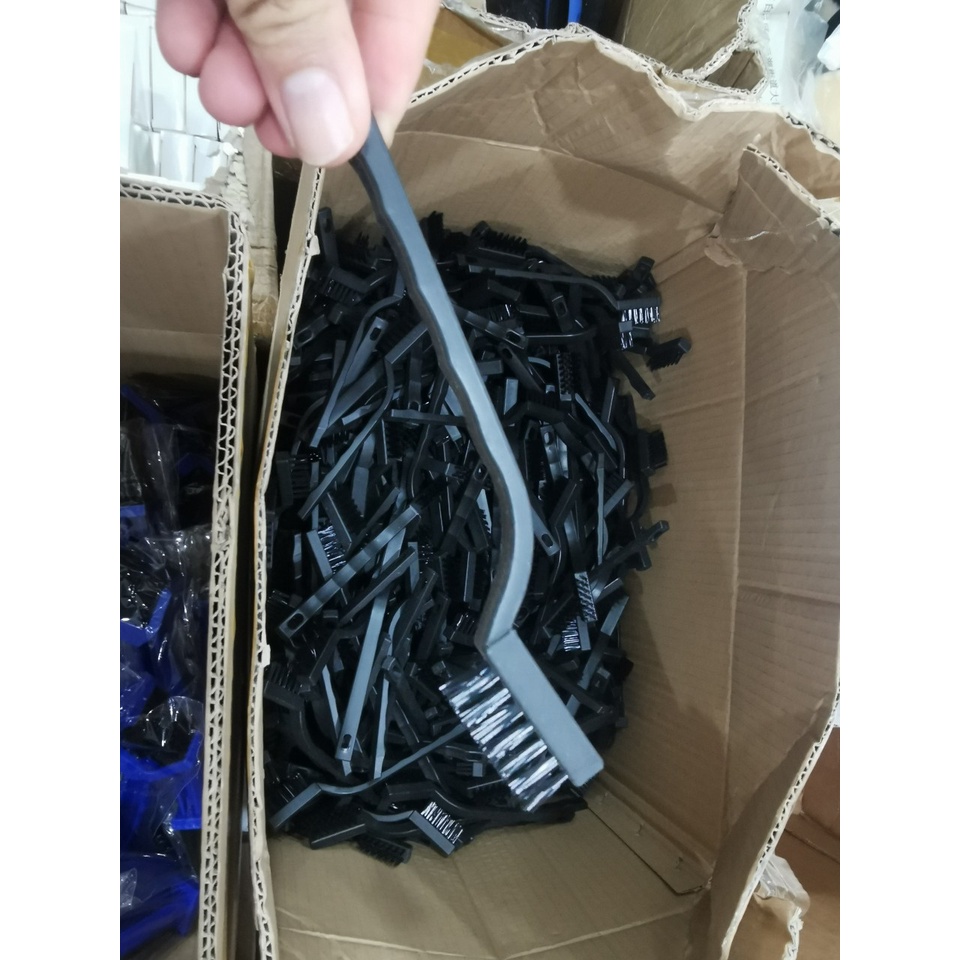 Combo Bàn Chải Vệ Sinh Đa Năng Chất Liệu Nylon Dùng Chà Rửa Tiện Lợi
