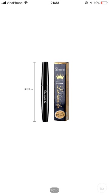 Chuốt mi 3D Lameila hàng nội địa Trung | Thế Giới Skin Care