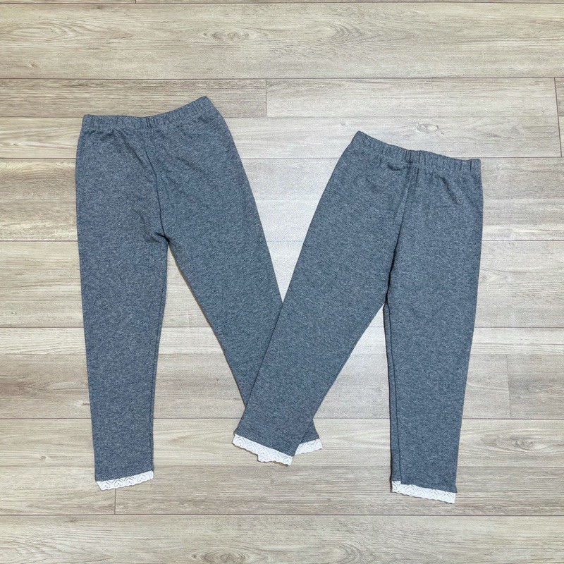 Quần legging viền ren bé gái