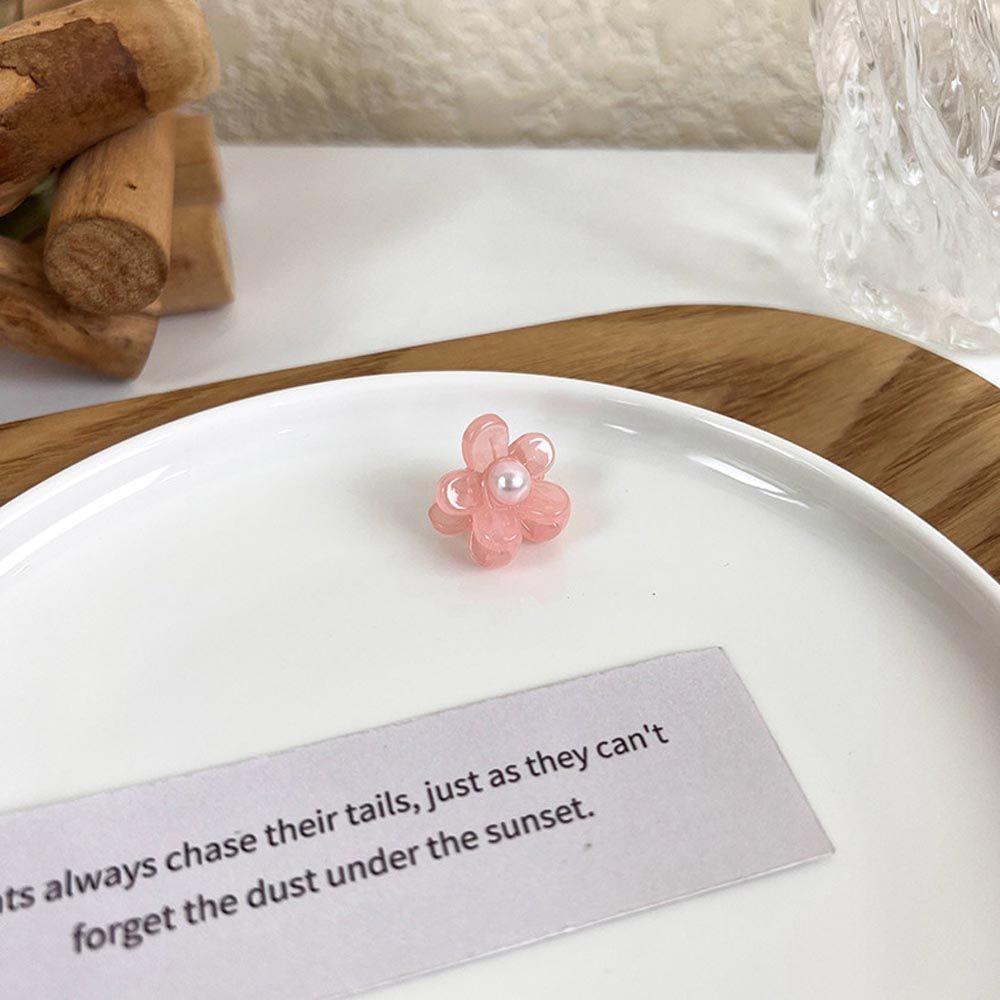 Kẹp Tóc Đuôi Ngựa Nhỏ Đính Hoa Lấp Lánh Thanh Lịch Cho Nữ