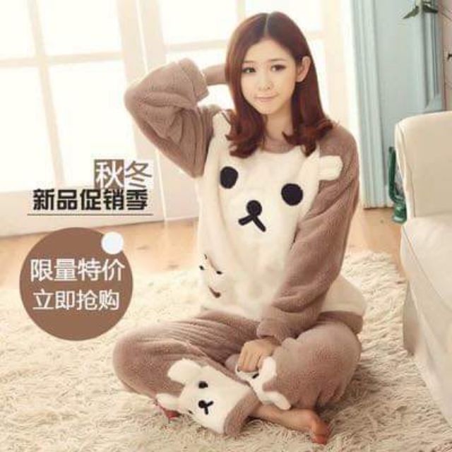 Combo 2 bộ ngủ lông cừu | BigBuy360 - bigbuy360.vn