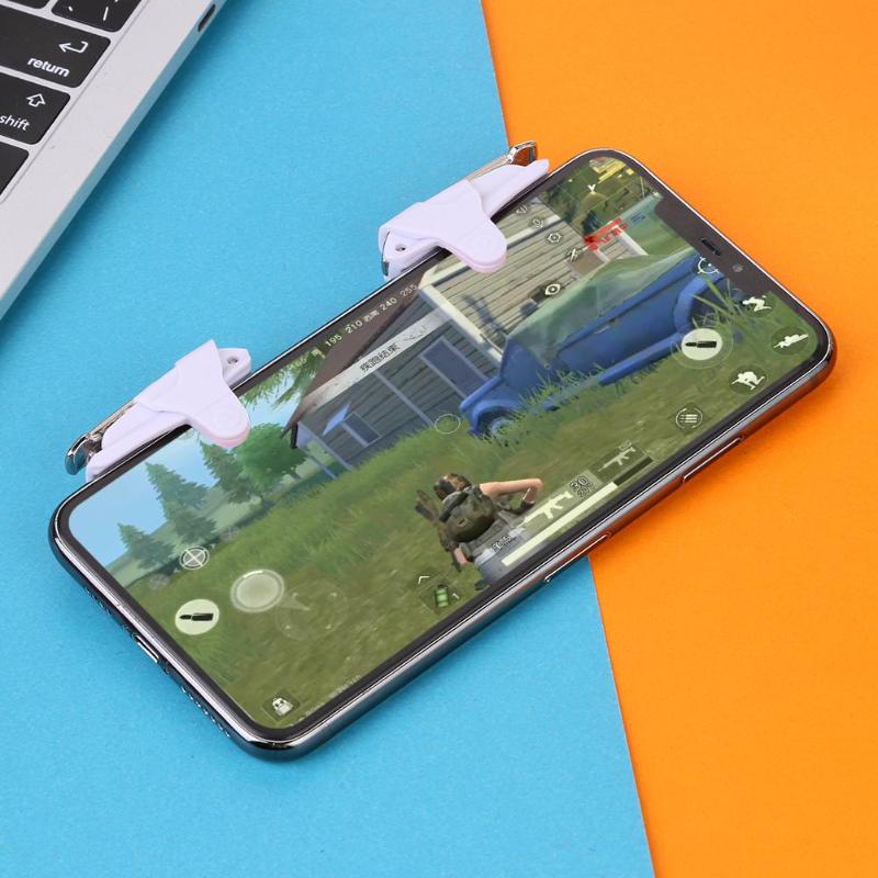 Bộ 2 nút bấm điều khiển chơi game pubg trên điện thoại